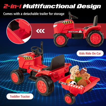ASTM-compliant and CPSIA-certified children's ride-on tractor made with durable PP material