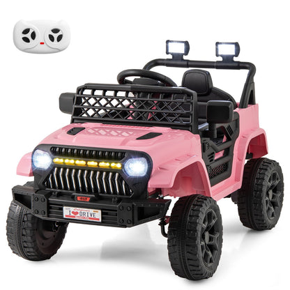 Children's electric truck with manual driving and parent remote control for flexible, safer adventures