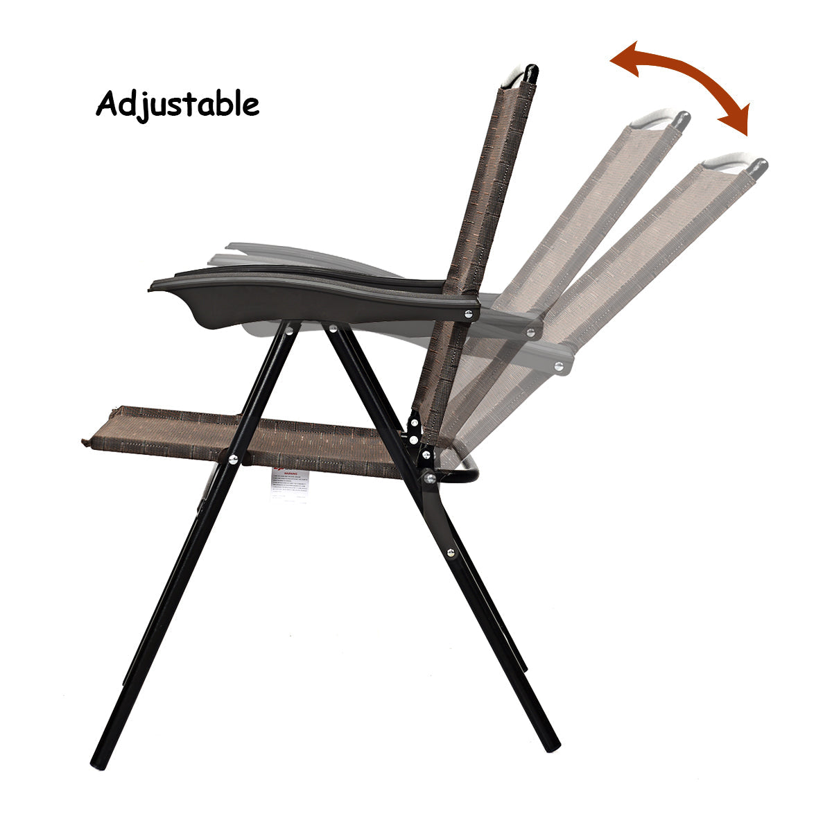 Lightweight folding design makes these outdoor lounge chairs easy to carry and store