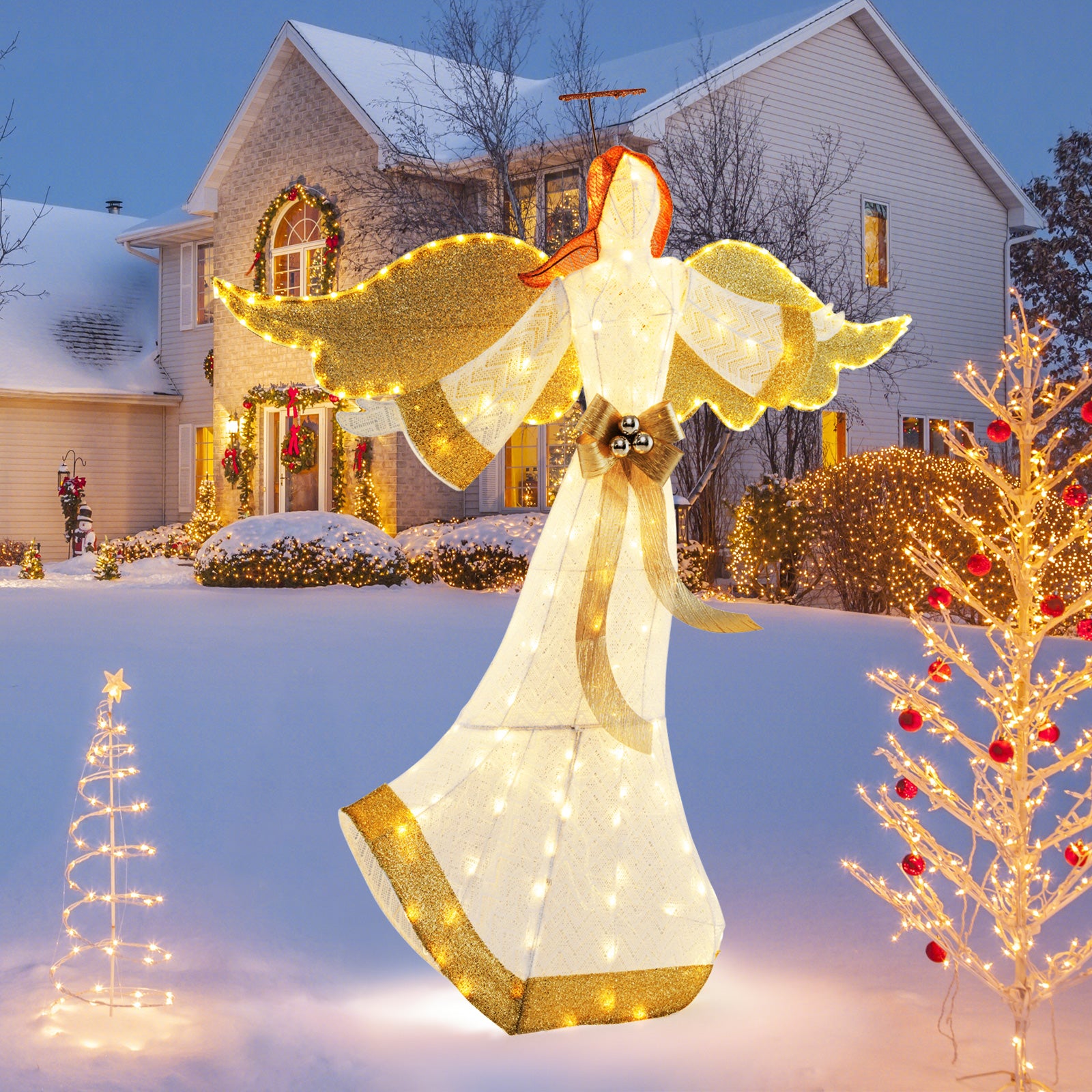 160CM Christmas Pre-Lit Angel