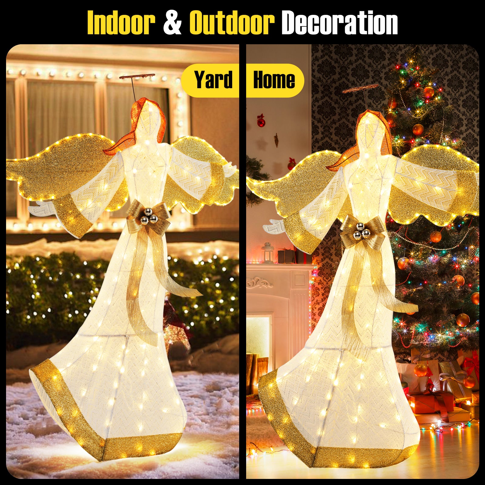 160CM Christmas Pre-Lit Angel