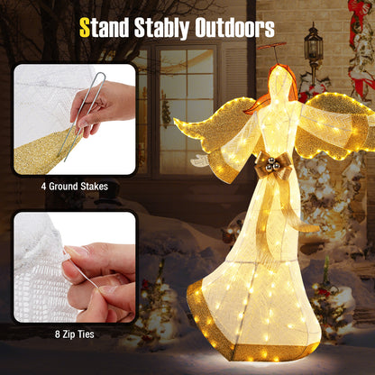 160CM Christmas Pre-Lit Angel