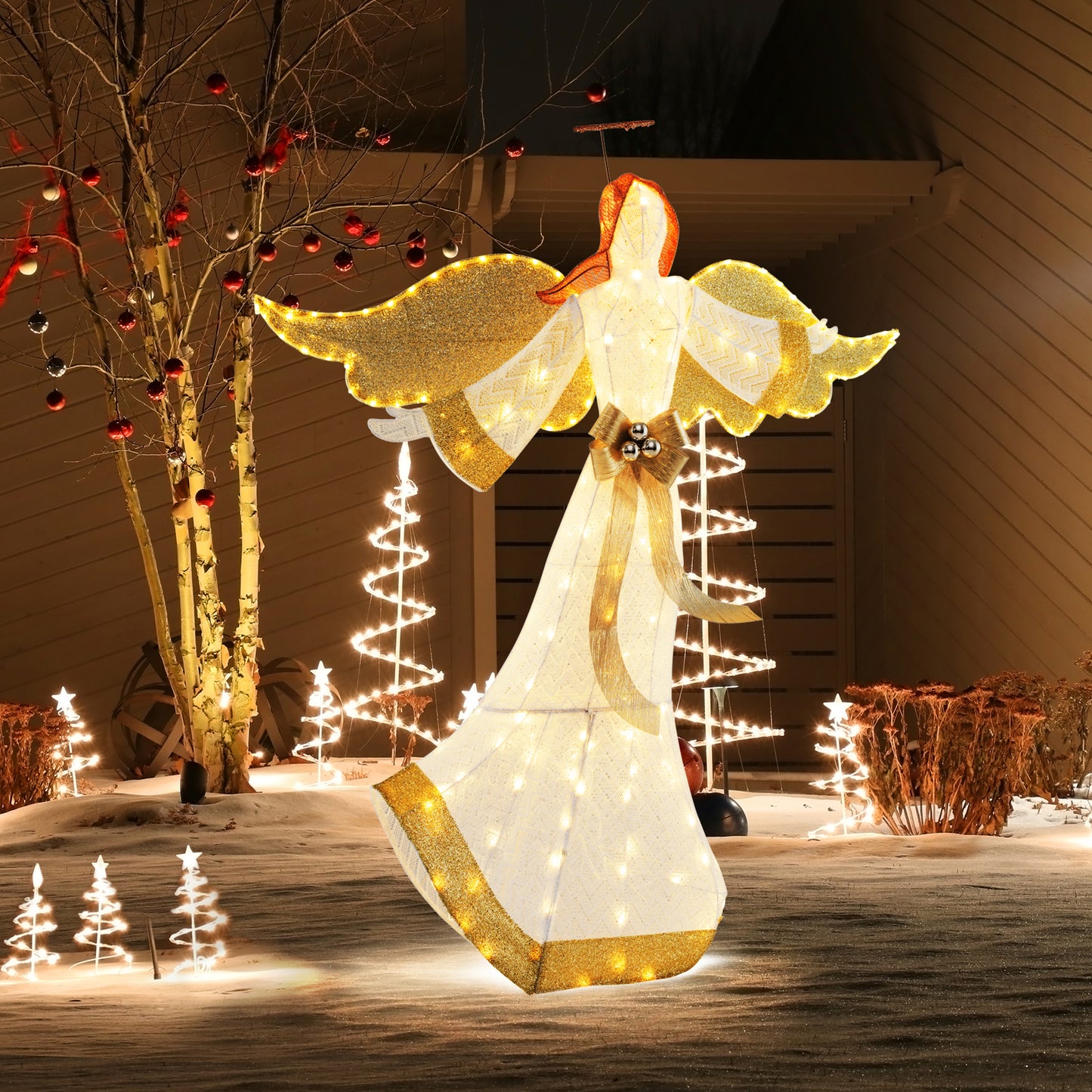 160CM Christmas Pre-Lit Angel