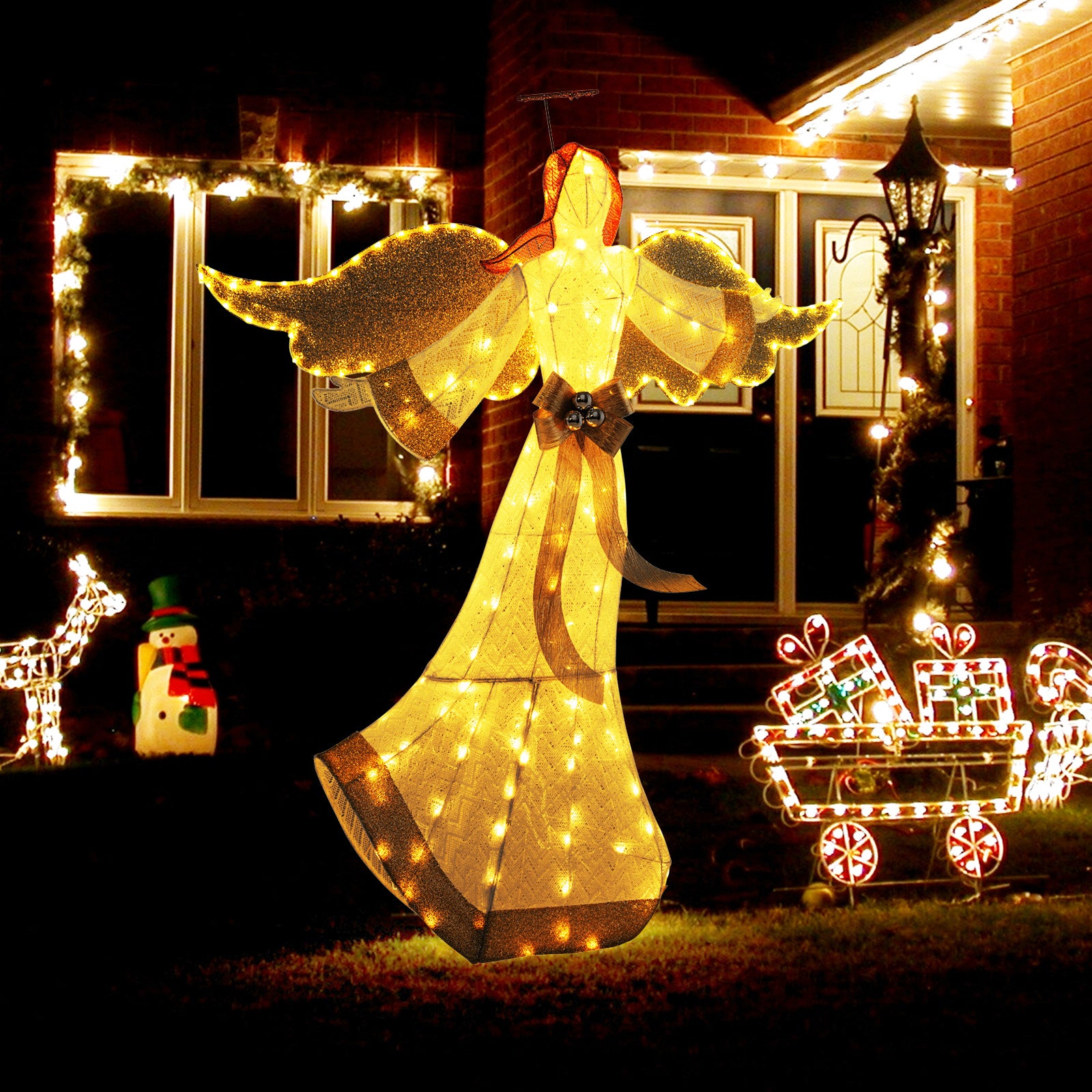 160CM Christmas Pre-Lit Angel