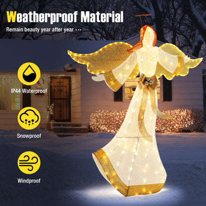 160CM Christmas Pre-Lit Angel