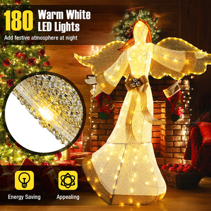 160CM Christmas Pre-Lit Angel