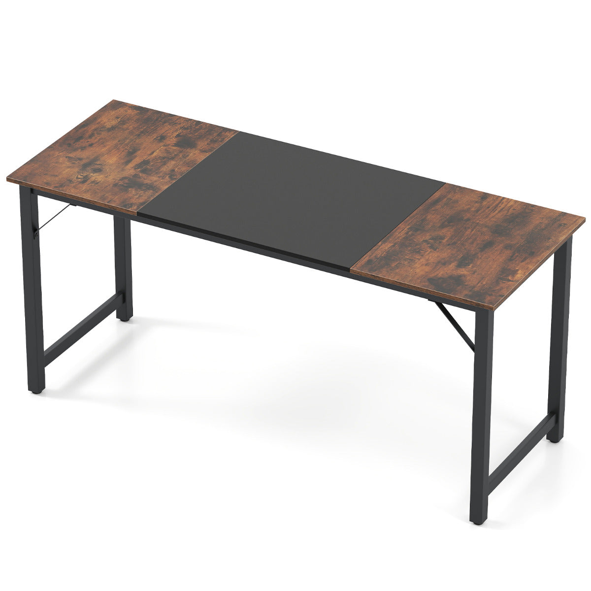 160 cm Computer Desk with Heavy Duty Metal Frame