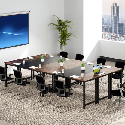 160 cm Computer Desk with Heavy Duty Metal Frame