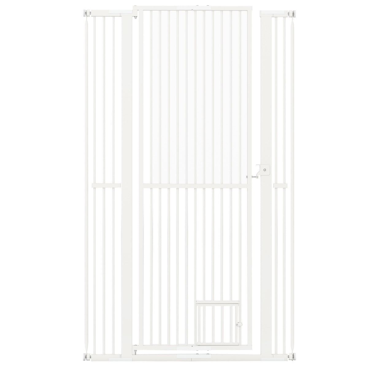 171 cm Extra Tall Pet Gate with 77 cm-104 cm Wide Opening-White