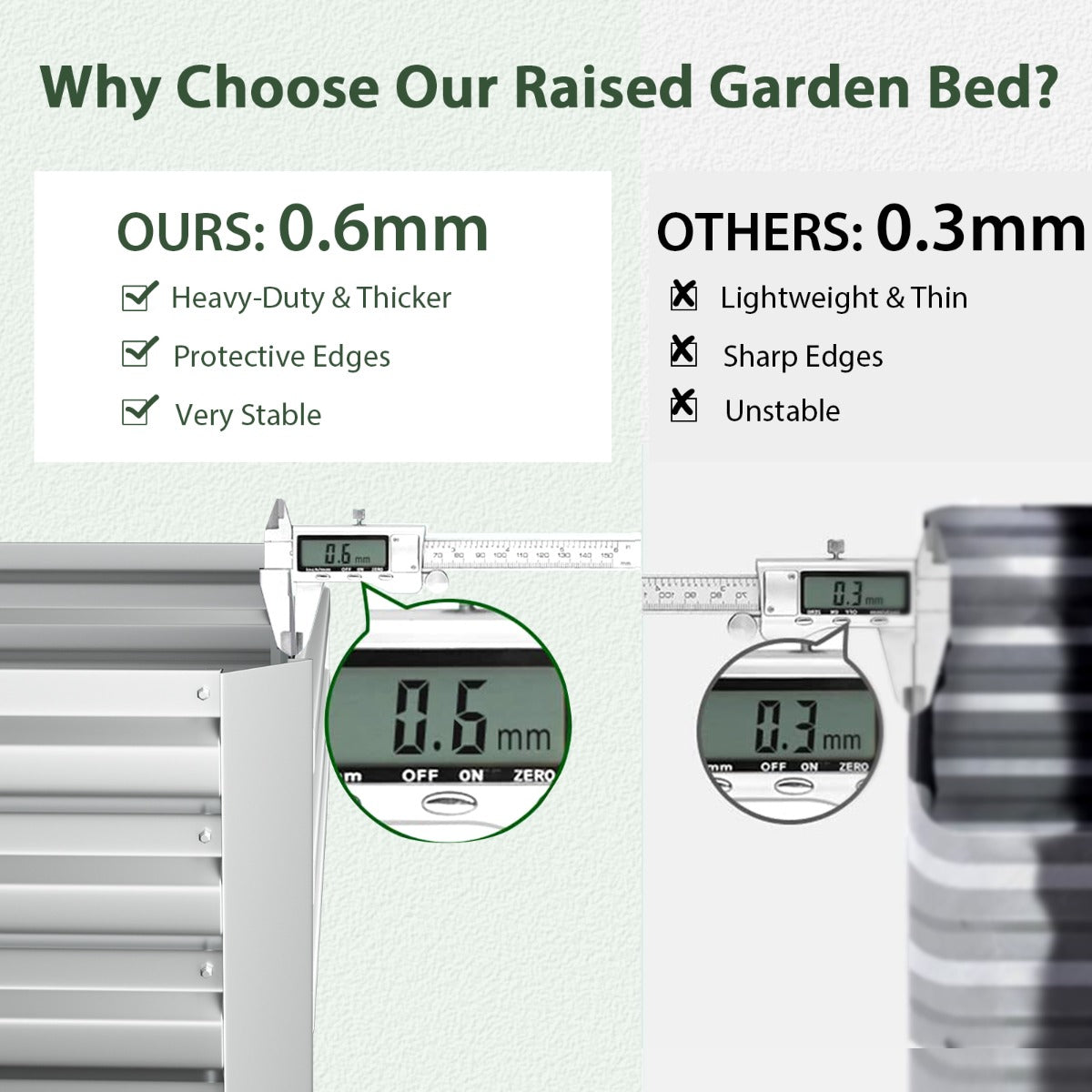 180 x 90 x 91cm Galvanized Raised Garden Bed with Greenhouse-Silver