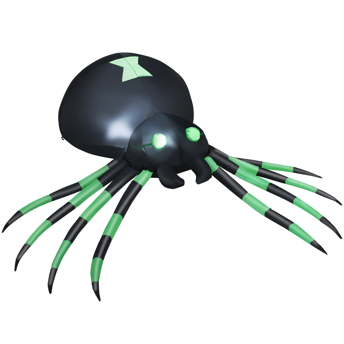 1.8M LED-Lit Halloween Inflatable Spider for Indoor/Outdoor Decor