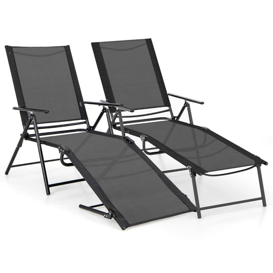 Lift the armrests to adjust the backrest easily for reading, sunbathing, resting, or napping