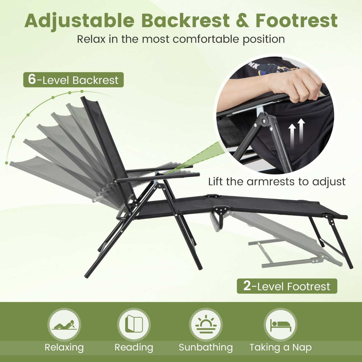 Anti-fading and rip-resistant seat fabric is designed for dependable long-term outdoor use