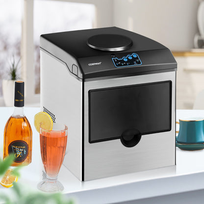 Costway 2-in-1 Countertop Water Ice Maker with Water Dispenser