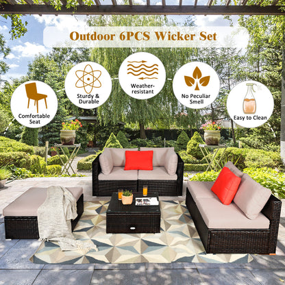 Outdoor conversation set provides flexible seating for relaxing with family and friends
