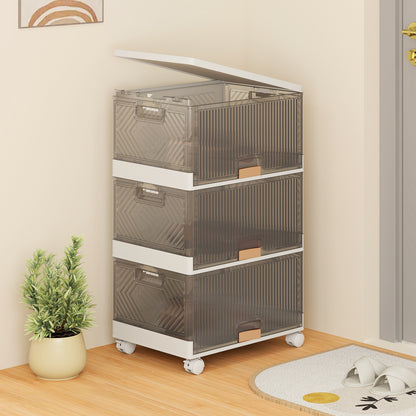 3/4/6-Tier Foldable Shoe Rack Organizer-3-Tier