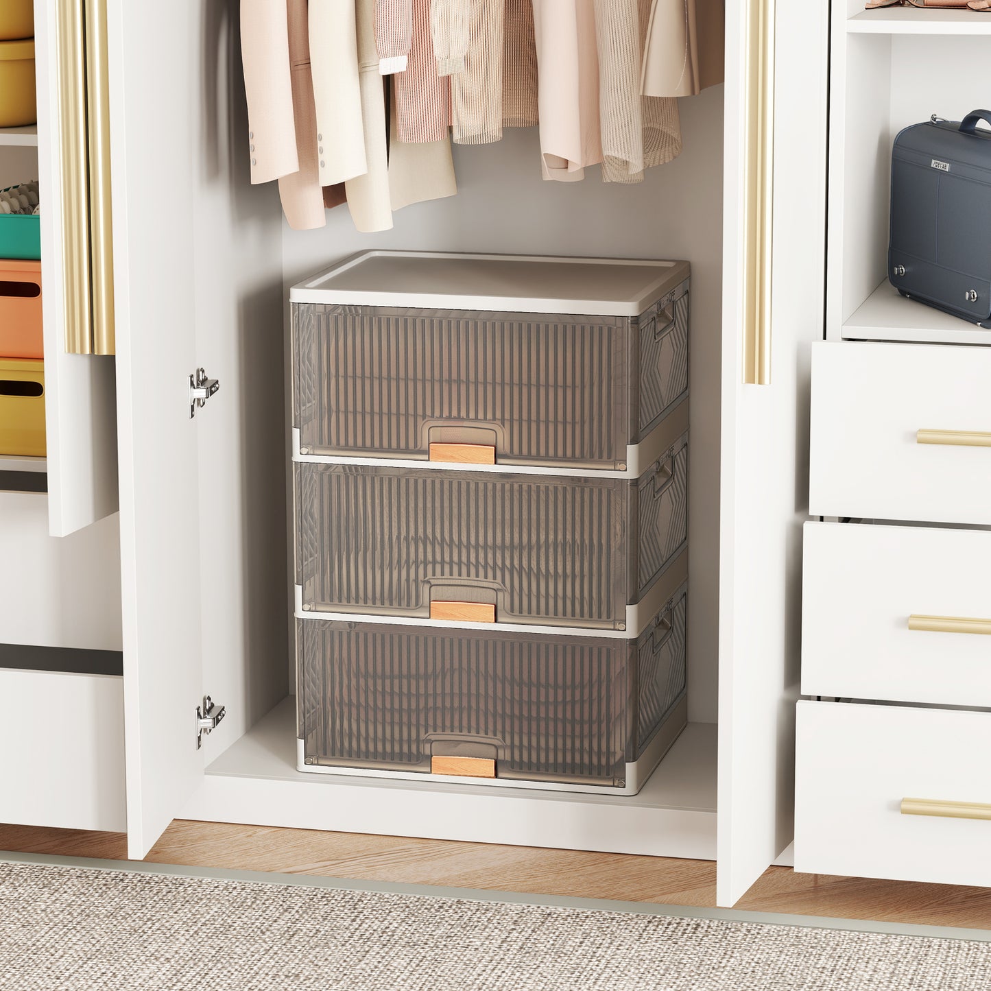 3/4/6-Tier Foldable Shoe Rack Organizer-3-Tier