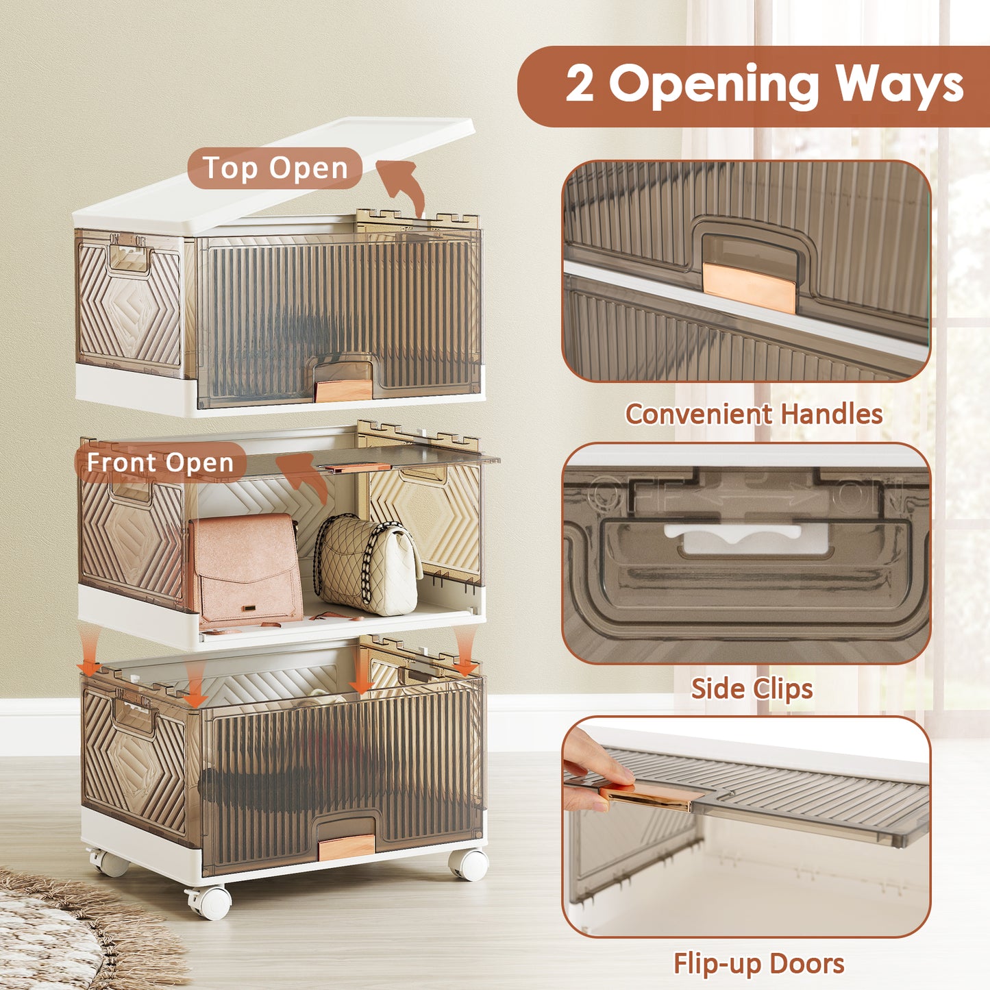 3/4/6-Tier Foldable Shoe Rack Organizer-3-Tier