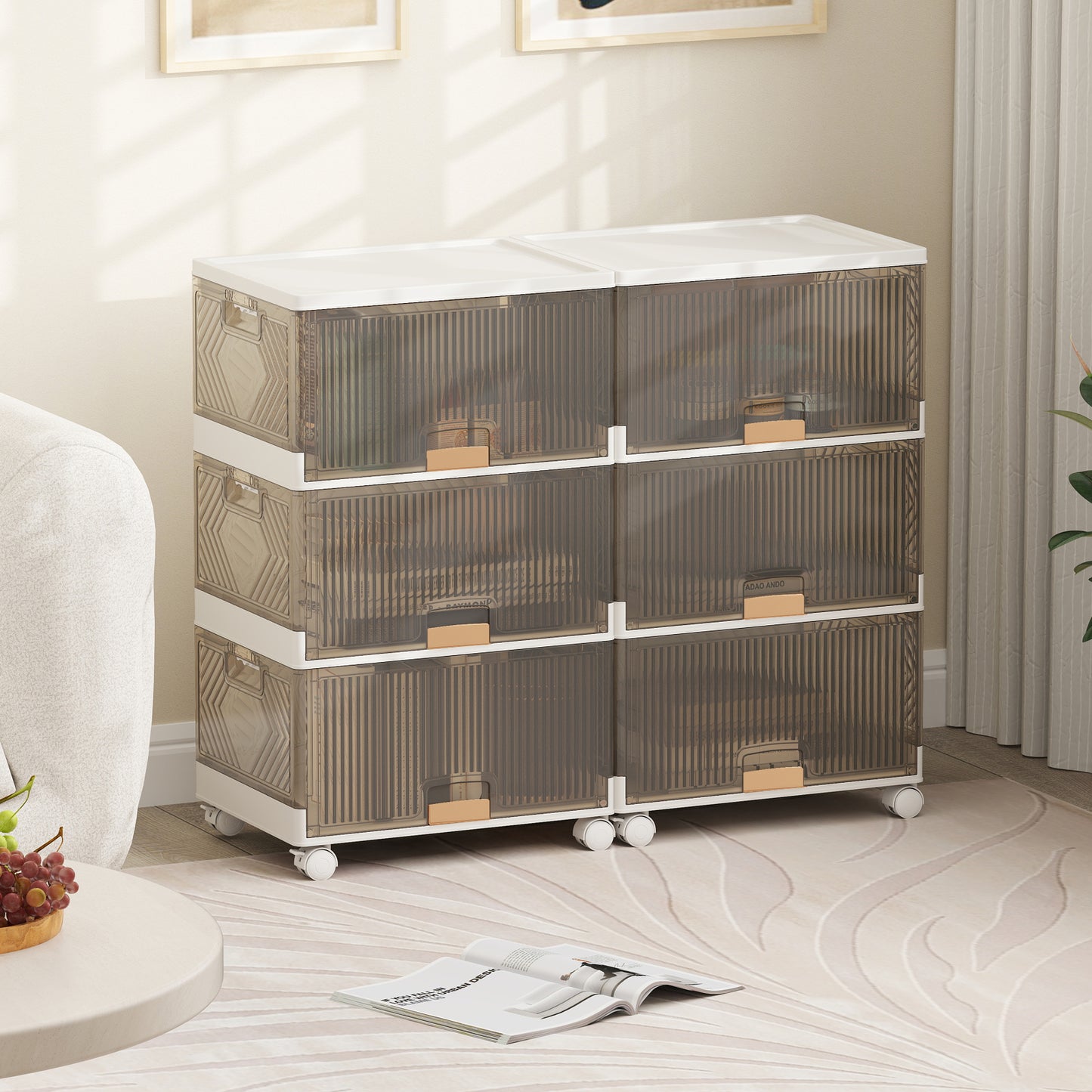 3/4/6-Tier Foldable Shoe Rack Organizer-3-Tier