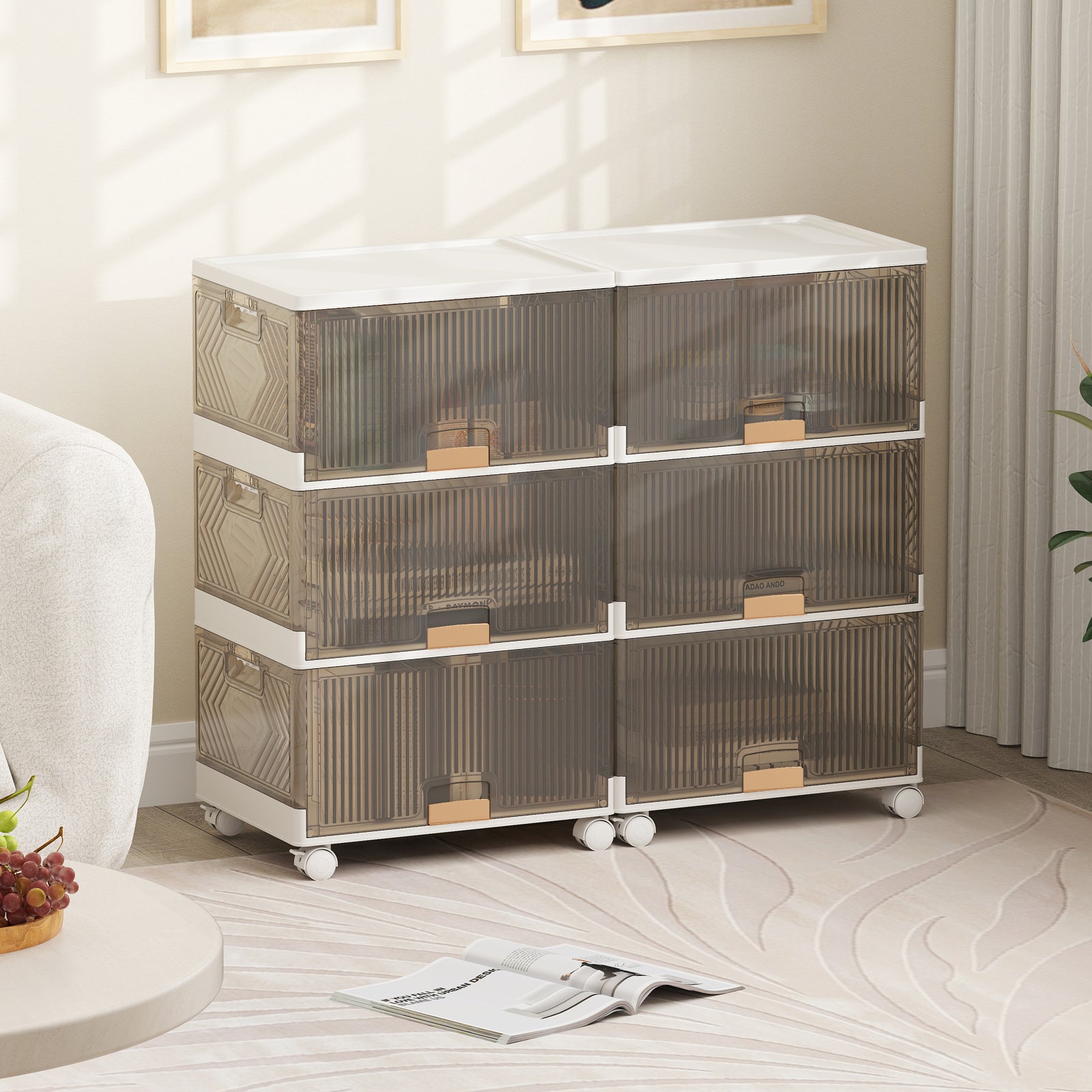3/4/6-Tier Foldable Shoe Rack Organizer-3-Tier