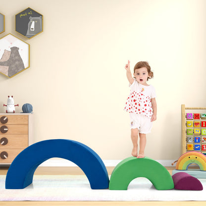 3 Piece Toddlers Climbing Toys with Elastic Filling-Multicolour