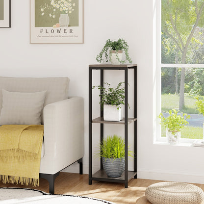 Anti-tipping device helps secure the freestanding flower stand and reduce accidental movement