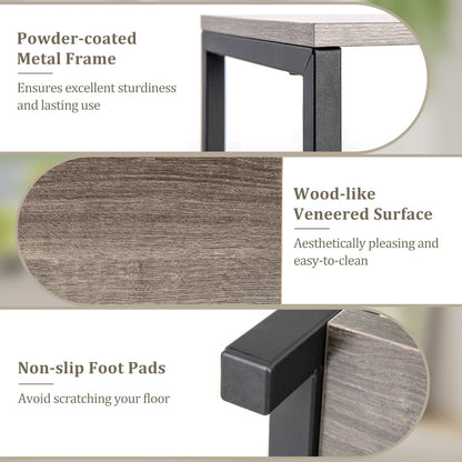 Multipurpose display shelf works in balconies, living rooms, bedrooms, offices, and reading spaces