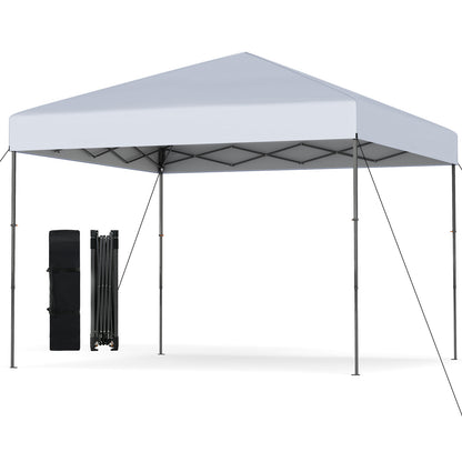 3 x 3 m Pop up Canopy Tent with Portable Carrying Bag and 8 Stakes-White