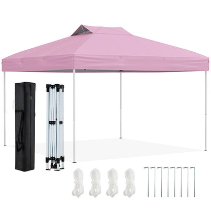 3 x 3M 1-Person Setup Pop up Canopy Tent-Pink