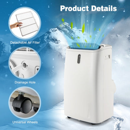Removable washable air filter simplifies routine maintenance and keeps airflow cleaner