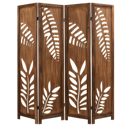 4/6-Panel 170cm Folding Room Divider with Double Action Hinges-4 panel