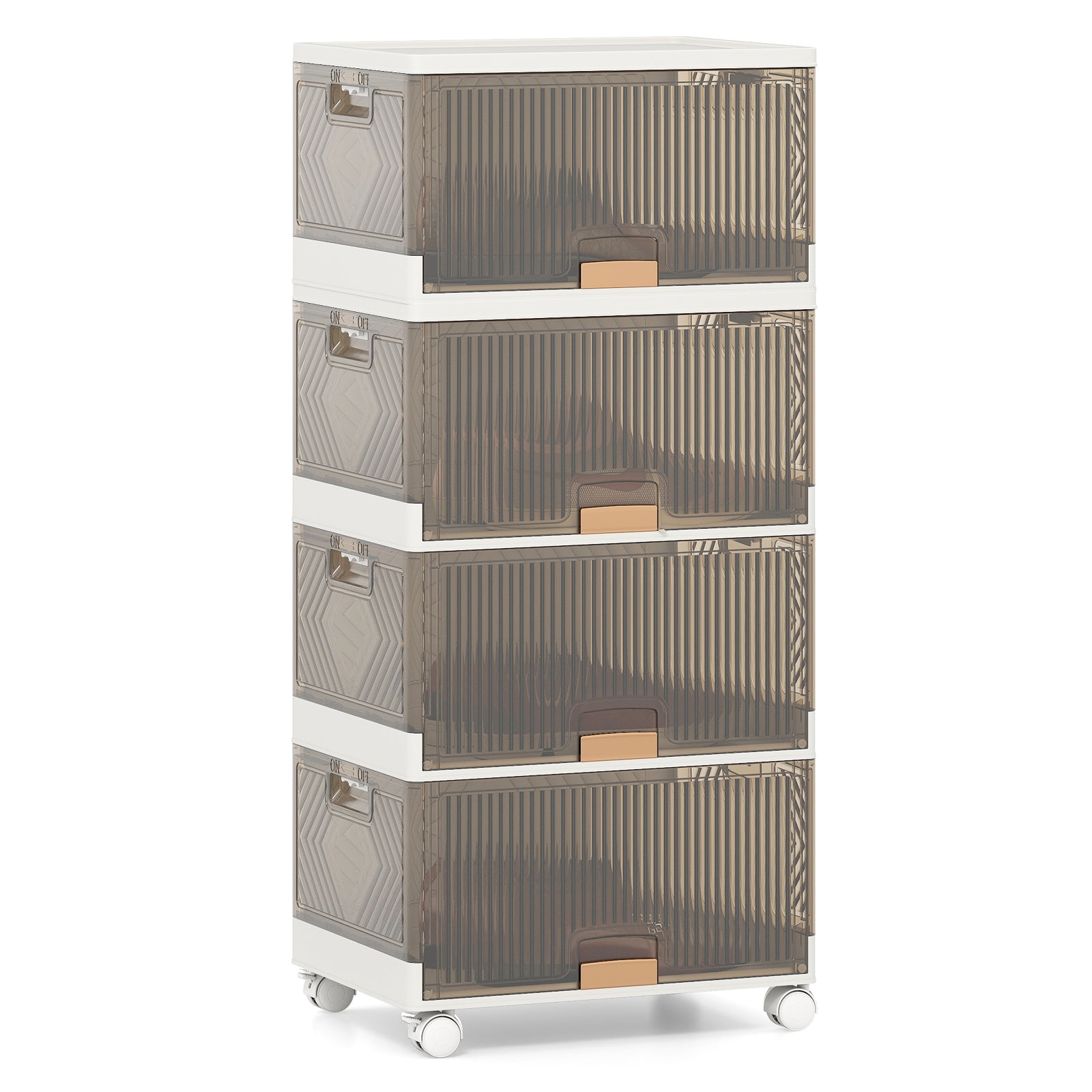 3/4/6-Tier Foldable Shoe Rack Organizer-4-Tier