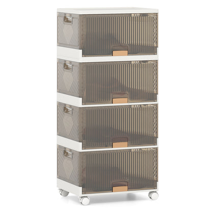 3/4/6-Tier Foldable Shoe Rack Organizer-4-Tier