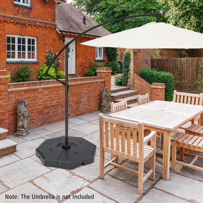 Costway 4PCS Cantilever Offset Umbrella Base Weight Stand