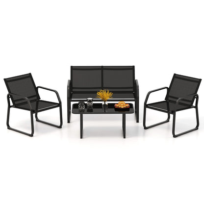 Modern black design complements balconies, patios, gardens, poolside spaces, and backyards