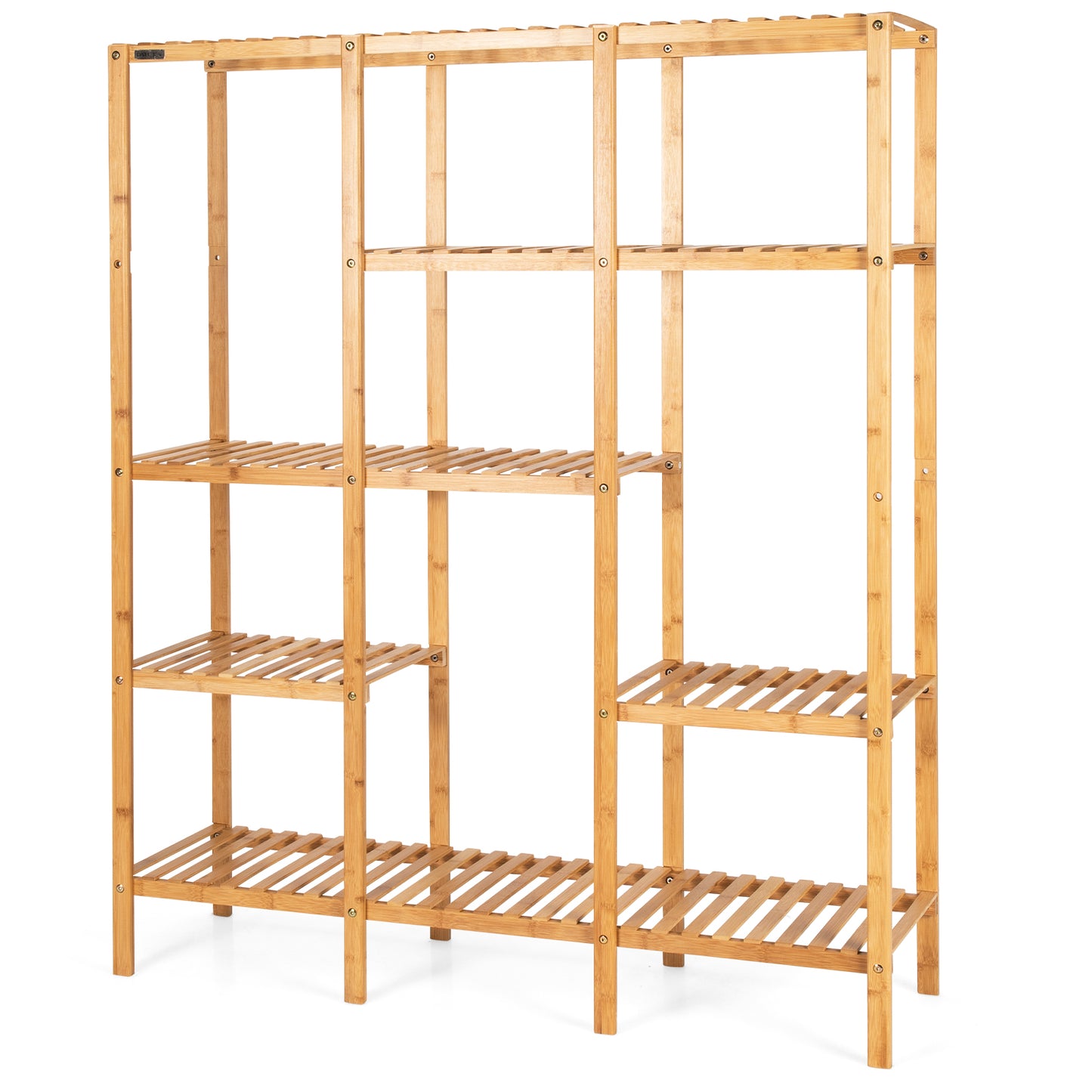 Bamboo Plant Stand 5 Tier 12 Potted Plant Shelf