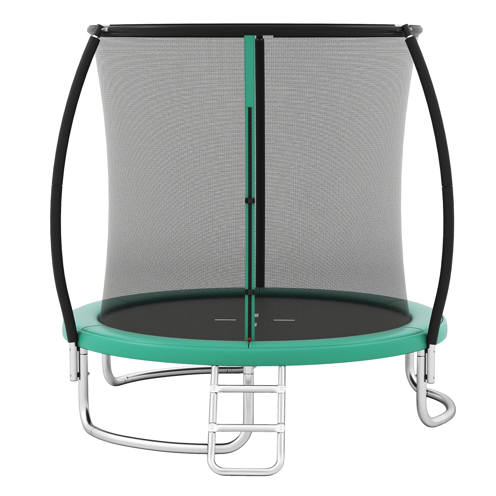 8FT Outdoor Trampoline Heavy-Duty Recreational Trampoline-Green