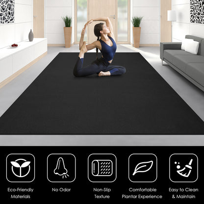8 MM Thick Exercise Yoga Mat with Double-sided Non-slip Design