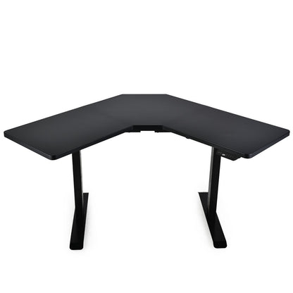 98m x 98m x 48m Dual-Motor 80kg Load Adjustable Electric Corner Standing Desk