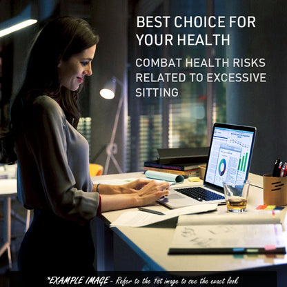 Electric Height Adjustable Sit-Stand Desk, 1.2m x 0.6m, Lifts 70kg, Walnut/Black
