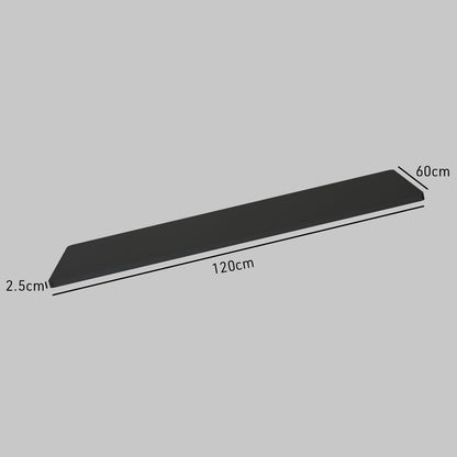 120 x 0.6m Black Desktop for Height Adjustable Electric Standing Desk