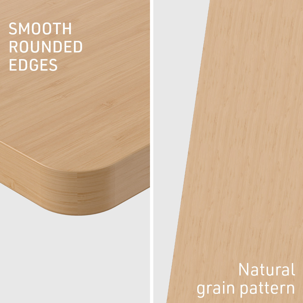 140x0.6m White Oak Style Desktop for Adjustable Electric Standing Desk