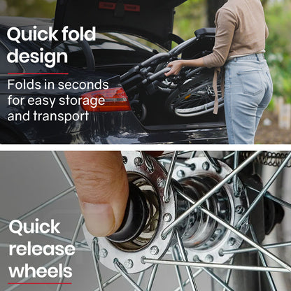 Folding Wheelchair with Brakes, 0.6m Armrests, and 0.15m Front Tyres