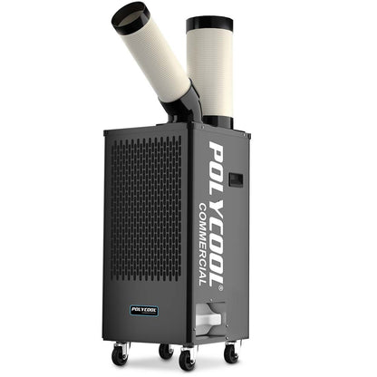 2.7kW Portable Industrial Spot Cooler with 0.4m³/h Output and 360° Airflow