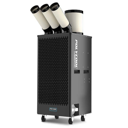 6.5kW Industrial Spot Cooler with 3 Adjustable Ducts and 15A Plug, 1200m³/hr Output