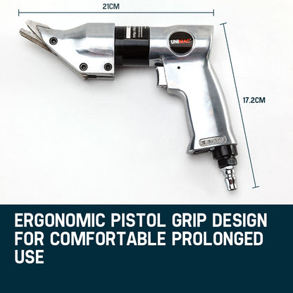 Pneumatic Metal Shears - Air Tin Snips for Steel & Aluminium Sheets, 1.3 kg