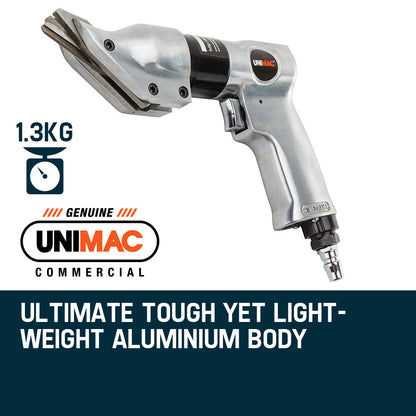 Pneumatic Metal Shears - Air Tin Snips for Steel & Aluminium Sheets, 1.3 kg