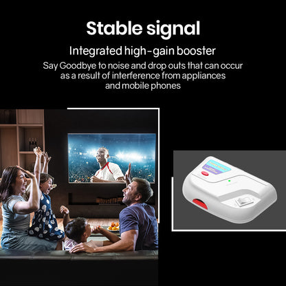 Outdoor 360° Rotating Digital TV Antenna with Signal Booster & Remote Control