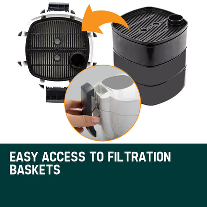 External Aquarium Canister Filter & Pump with UV Light - 1850 L/h (1.85 m³/h)