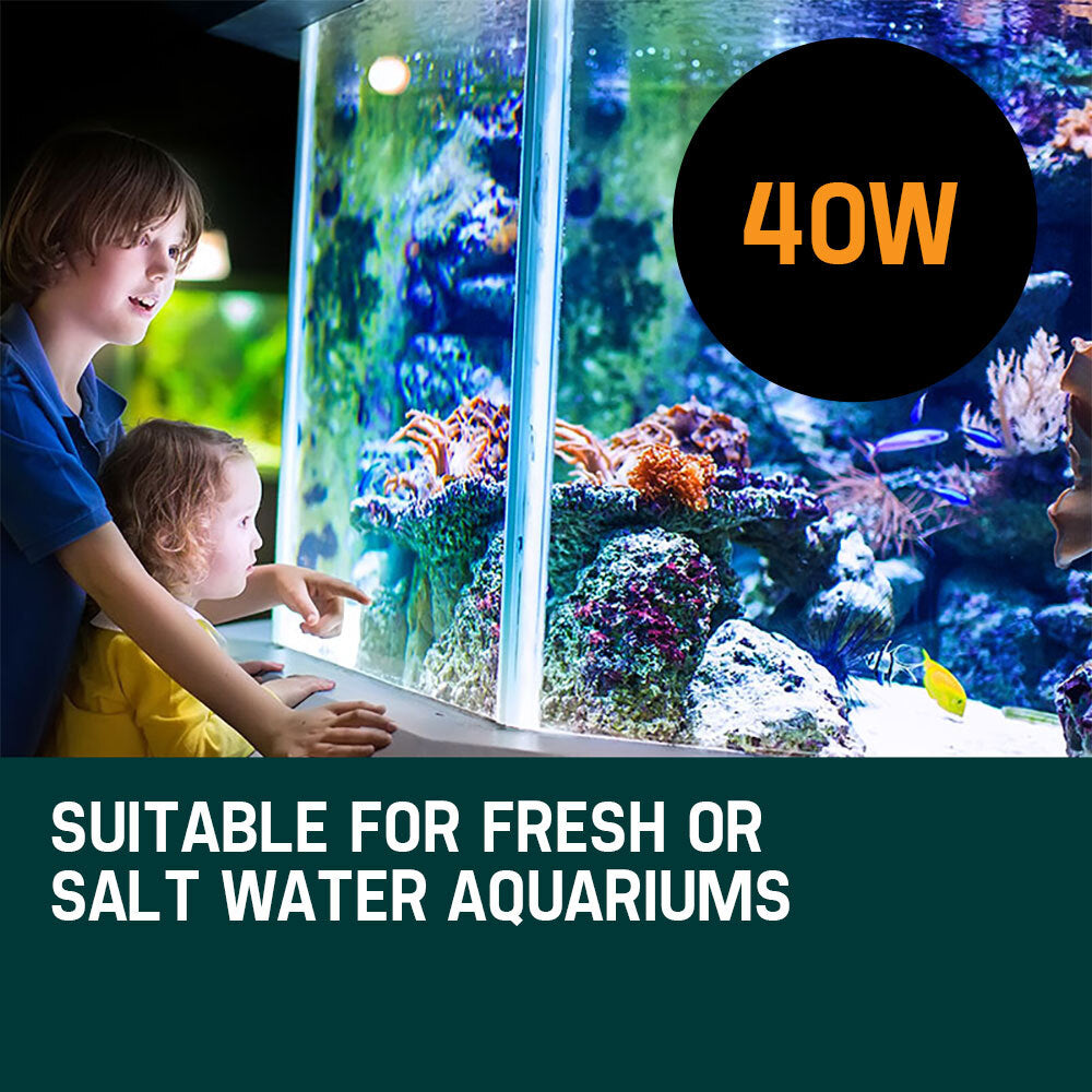 External Aquarium Canister Filter & Pump with UV Light - 1850 L/h (1.85 m³/h)